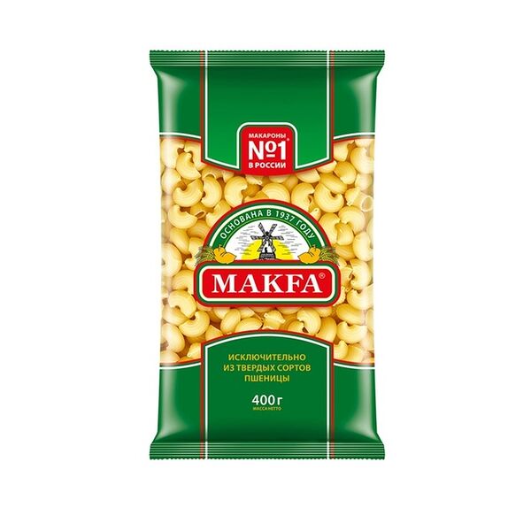Макаронные изделия Макфа Улитки, 400г