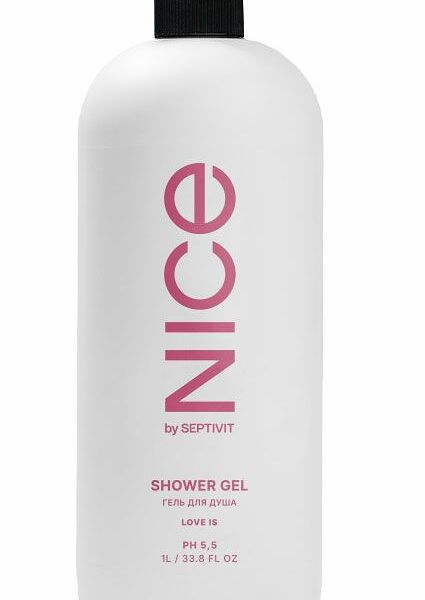 Гель для душа NICE by Septivit Love is, 1 л