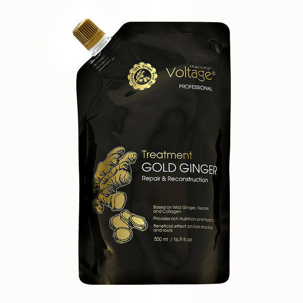 Маска для волос Kharisma Voltage Gold Ginger Восстановление и обновление 500 мл