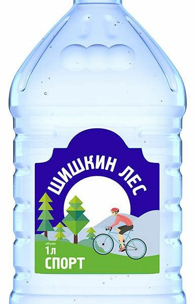 Питьевая вода Шишкин лес Спорт негазированная, 1л