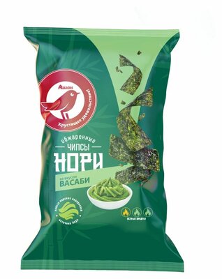Морская капуста Ашан Красная птица с васаби 5 г