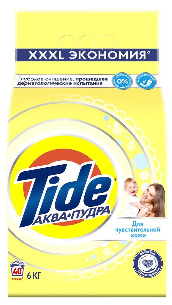 

Стиральный порошок Tide Аква-пудра Детский автомат 6 кг