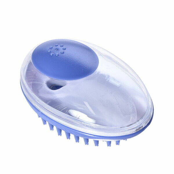 HOMEPET SILVER SERIES Щетка массажная для мытья животного 11,5х7,5х6см