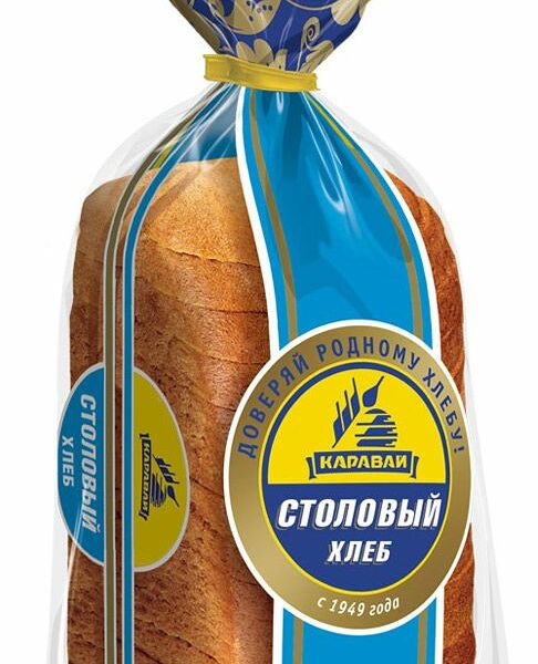 Хлеб Каравай ржано-пшеничный Столовый в нарезке, 750 г