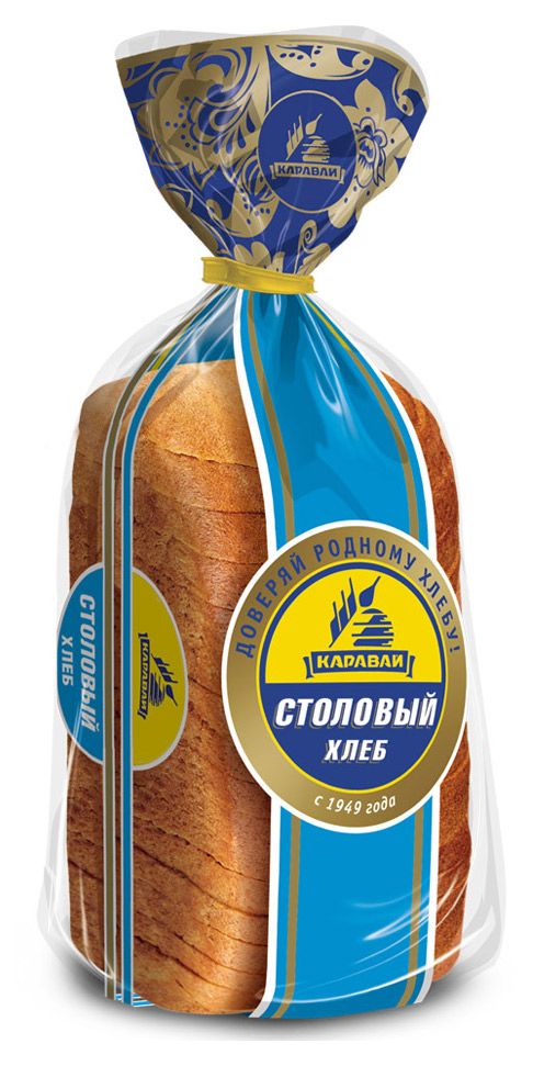 

Хлеб Каравай ржано-пшеничный Столовый в нарезке, 750 г