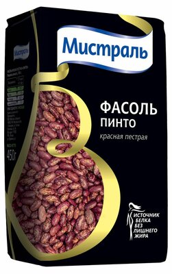 Фасоль Мистраль Пинто красная пестрая 450 г