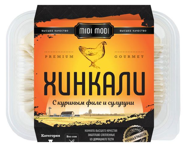 

Хинкали Midi Modi с куриным филе и сулугуни 520 г