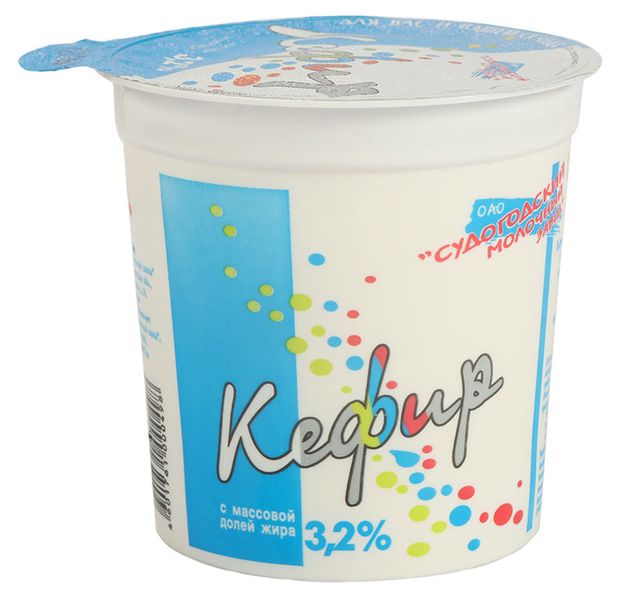 

Кефир Судогодский молочный завод 3,2% 400г