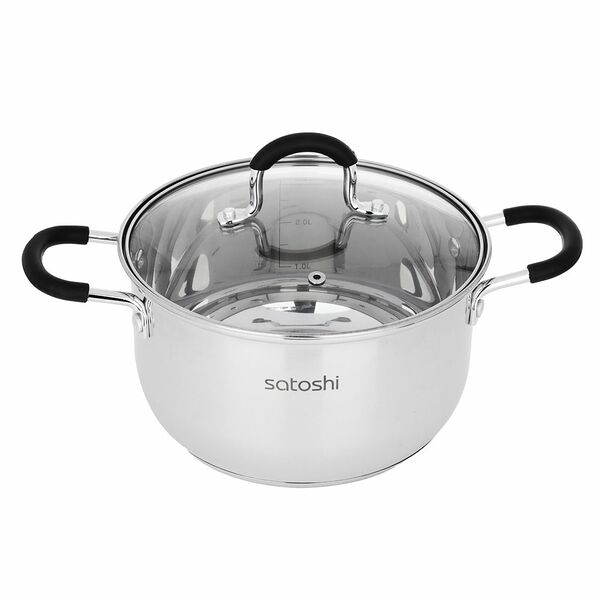 Кастрюля Satoshi Альбер 20х11.5см, 3.4л индукция