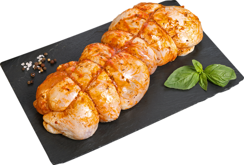 

Рулет куриный Лента Fresh с ветчиной и сыром полуфабрикат охлажденный