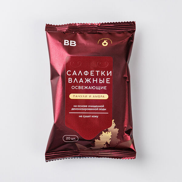 Салфетки влажные ВкусВилл освежающие 