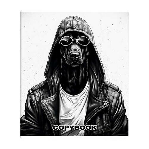 Тетрадь Феникс Крутые псы клетка 48л, в ассортименте, 1шт