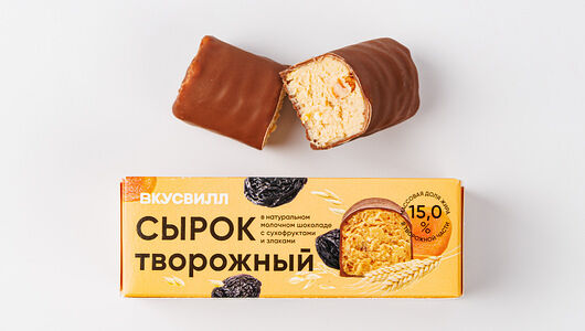 Сырок творожный с сухофруктами и злаками 15%