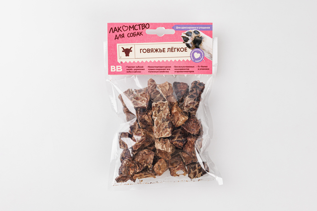 

Лакомство для собак "Легкое говяжье"