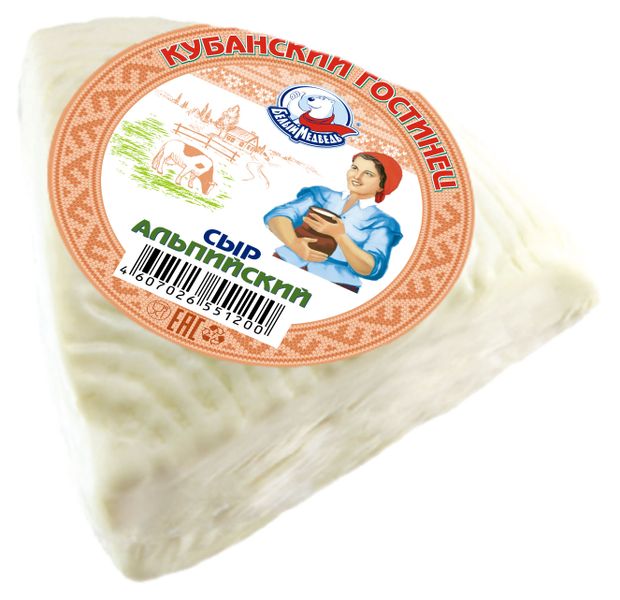 

Сыр КУБАНСКИЙ ГОСТИНЕЦ Альпийский вес без змж