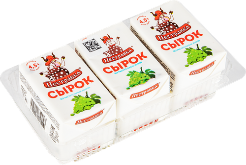 

Сырок Пестравка с изюмом 4.5% 100 г