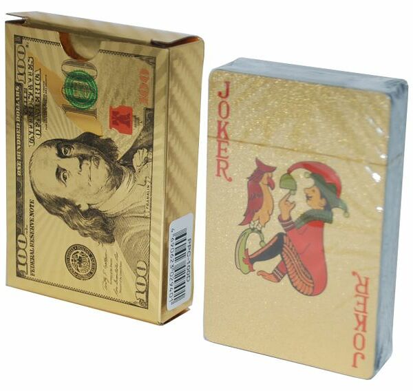 Карты для покера Валюты мира, 54 шт