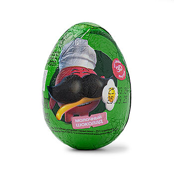 Шоколадное яйцо «Азбука вкуса» с сюрпризом (весенняя коллекция)