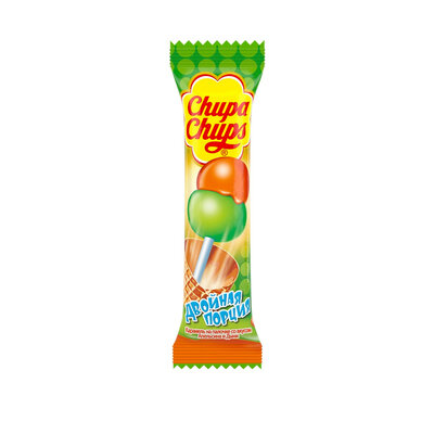 Карамель Chupa Chups Двойная порция 16.8 г 1 шт. вкус в ассортименте