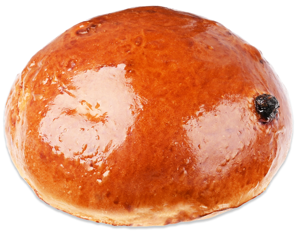Булочка Ашан с изюмом