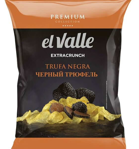 Чипсы El Valle Premium Черный трюфель 100г