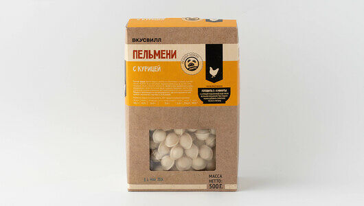 Пельмени микро с курицей Продукт замороженный 500г