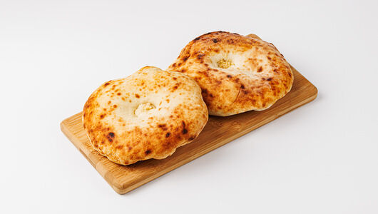 Лепешка тандырная с чесноком, замороженная, 2шт, 560г