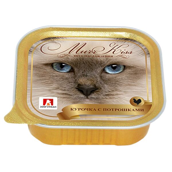 Корм для кошек Зоогруман Murr Kiss Курочка Потрошки 100 г