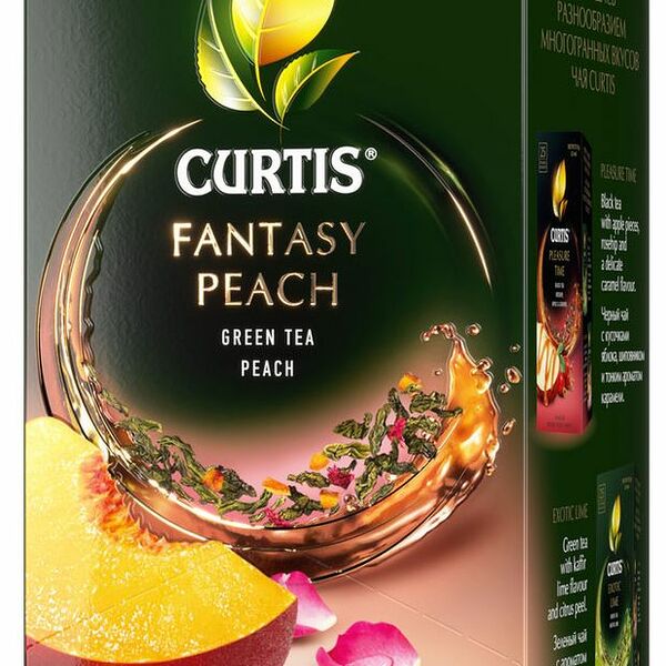 Чай зеленый Curtis Fantasy peach 25 шт, 37.5 г