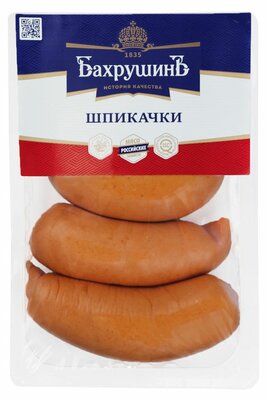 Шпикачки Бахрушинъ Любительские 500 г