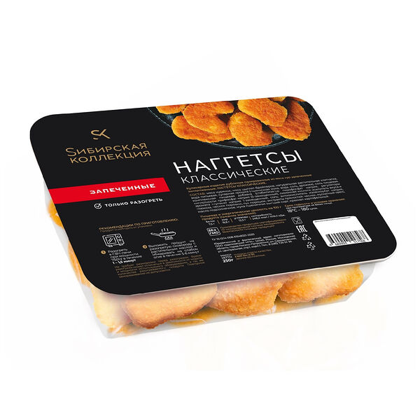 Наггетсы Сибирская коллекция из мяса кур замороженные