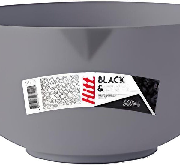 Миска Hitt Black&White с носиком, 800 мл