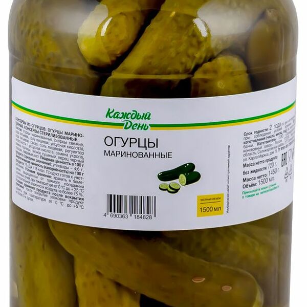 Огурцы Каждый день маринованные