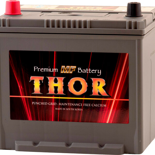 Аккумулятор THOR 75D23R SMF 65 Ач 600 А прямая полярность