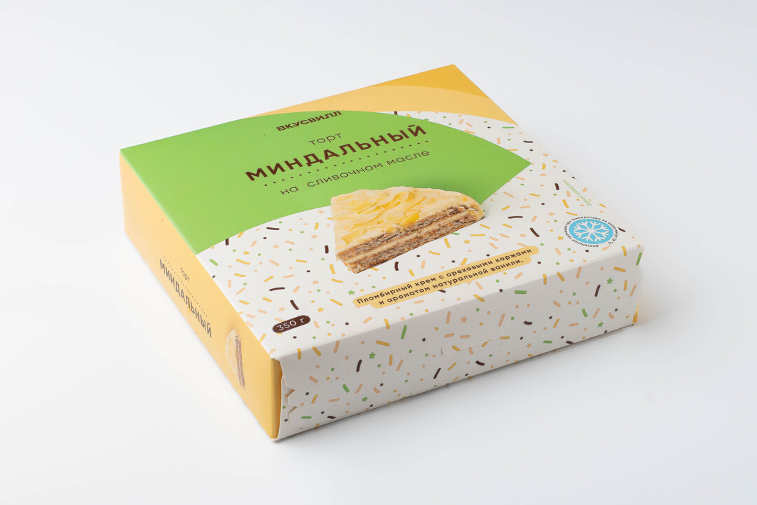 

Торт "Миндальный" замороженный 350г