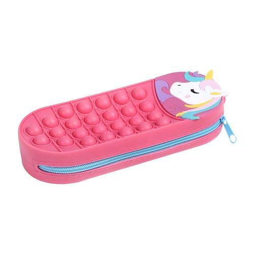 Пенал силиконовый Pop-it размер 21*4*7.5см в ассортименте
