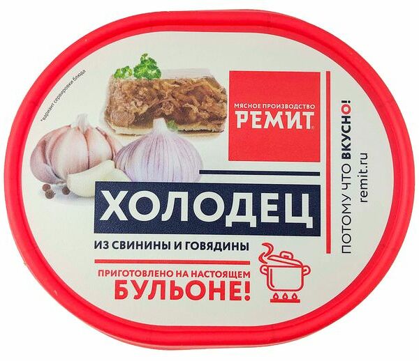 Холодец из свинины и говядины Ремит 400г
