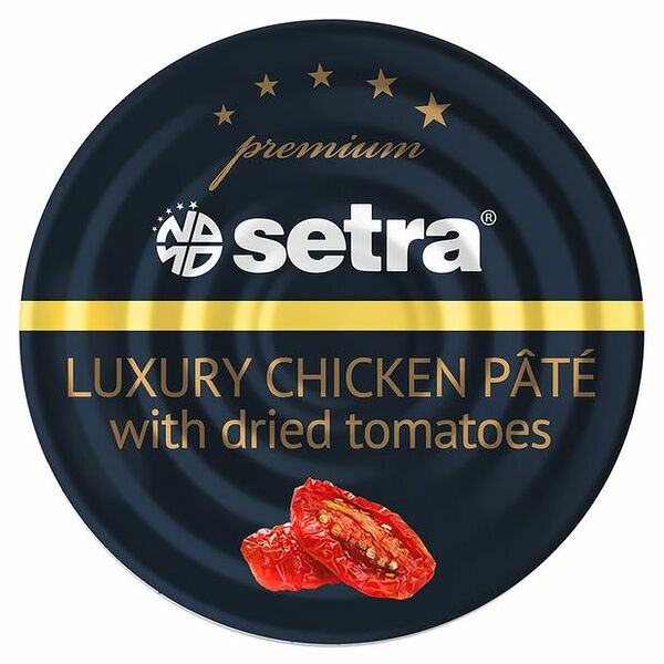 Паштет Setra куриный с вяленными томатами, 100г