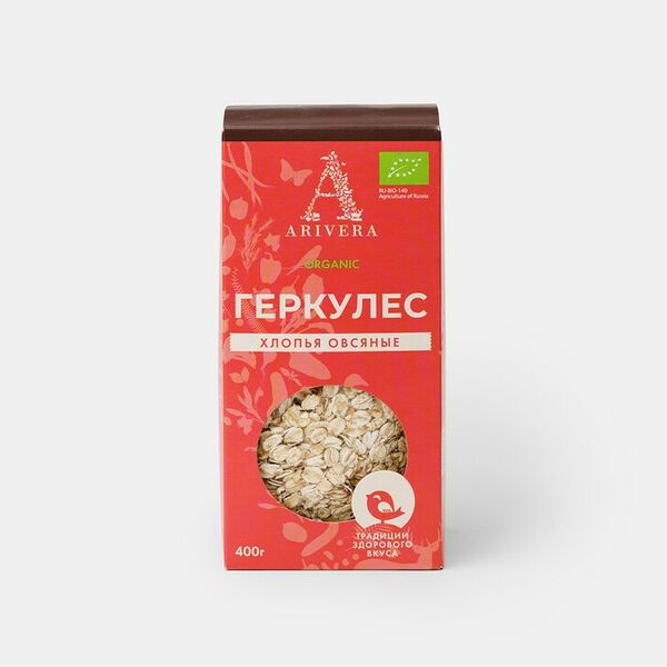 Хлопья Аривера овсяные быстрого приготовления 400 г