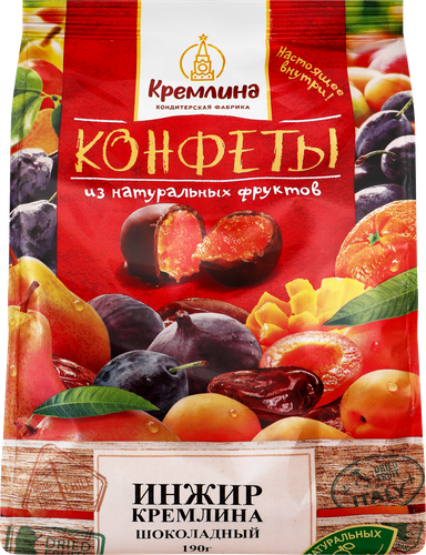

Конфеты глазированные Кремлина Инжир шоколадный 190 г