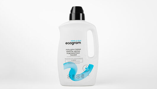 Гель для стирки шерсти, шелка и деликатных тканей Ecogram, 1000 мл