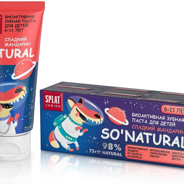 Зубная паста Splat Junior Сладкий мандарин 