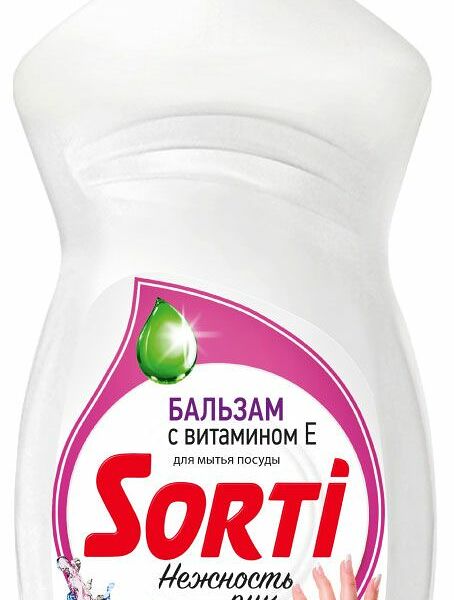 Средство для мытья посуды Sorti Нежность рук 450 г