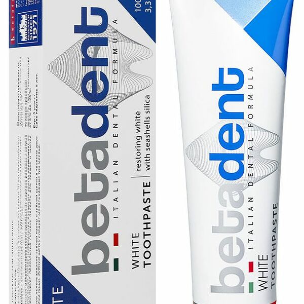 Зубная паста Betadent White Action, 100 мл