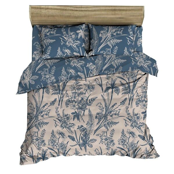 Комплект постельного белья Bouquet, Евро, нав. 50х70 см, перкаль, диз. 346