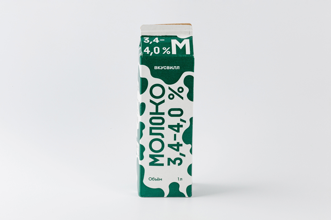 

Молоко цельное ВкусВилл 1 л в ассортименте