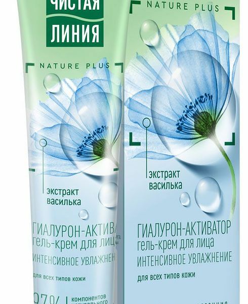 Гель-крем для лица Чистая Линия Гиалурон-Активатор для всех типов кожи 40 мл