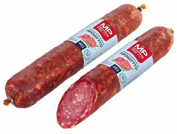 Колбаса сырокопченая прошутто ТМ Мясницкий ряд вес