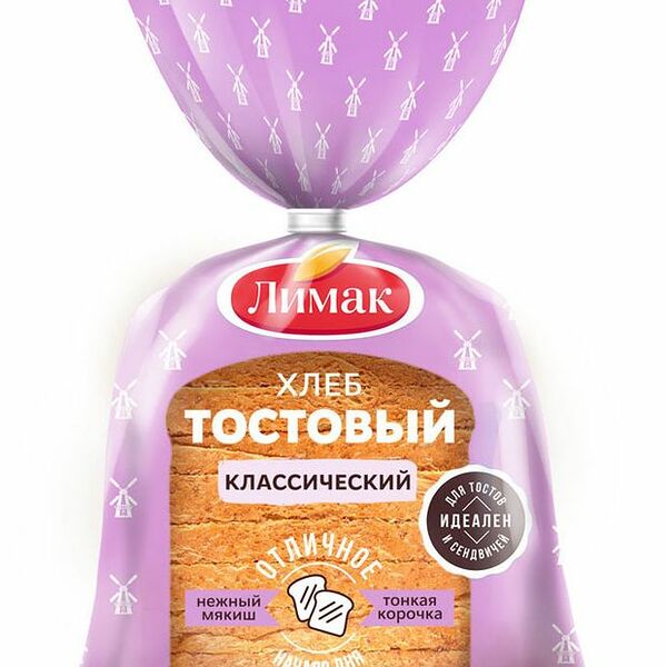 Хлеб тостовый Лимак классический в нарезке 290 г