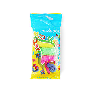 Пластилин Koh-i-noor ocean флуоресцентный 5 цветов 105г, Чешская республика